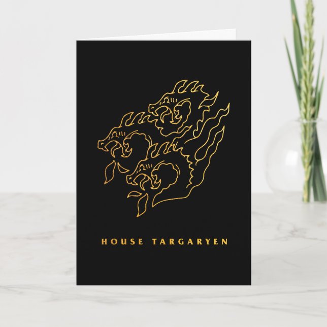 House Targaryen Icon Kort (Framsida)