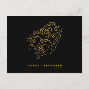 House Targaryen Icon Vykort