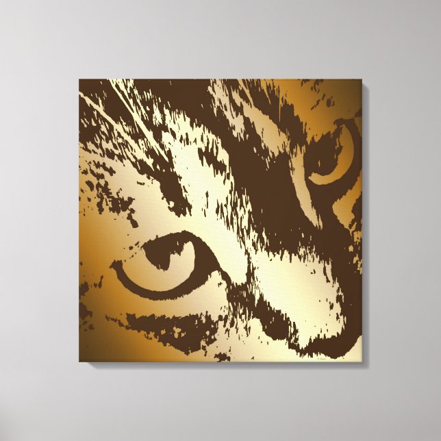House Tiger Canvastryck (Framsida)