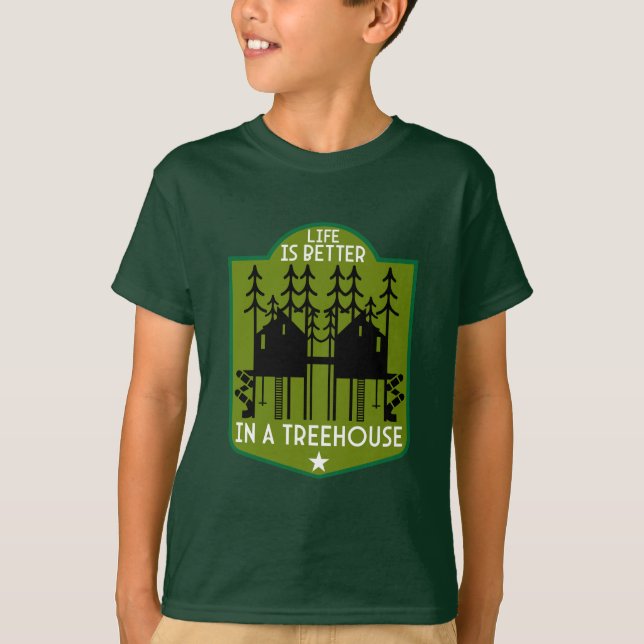 House Treehouse T Shirt (Framsida)