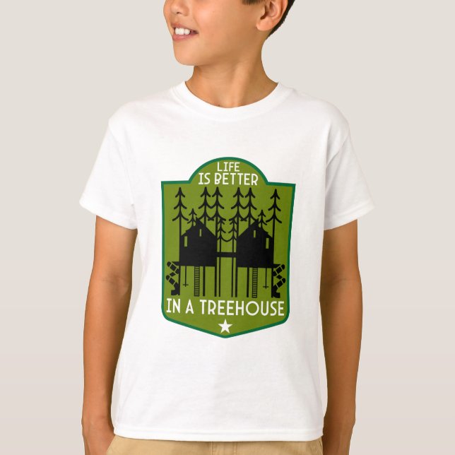 House Treehouse T Shirt (Framsida)