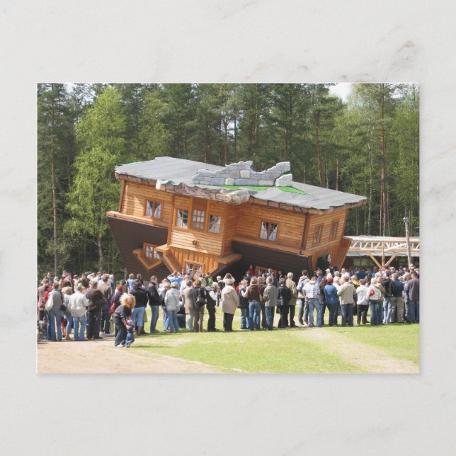 House Upside-down Vykort (Framsida)