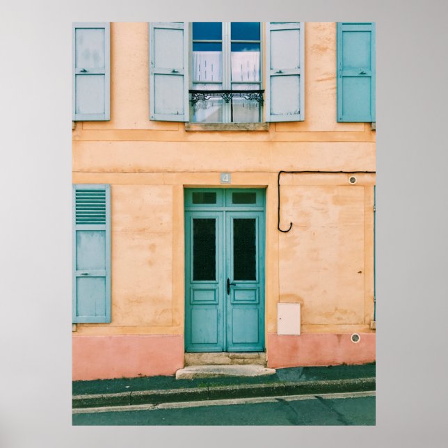 HOUSE with OPENED WINDOW and CloSED DOOR Poster (Framsidan)