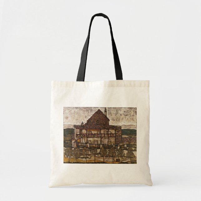 House with Shingle Tak by Egon Schiele Tygkasse (Framsidan)