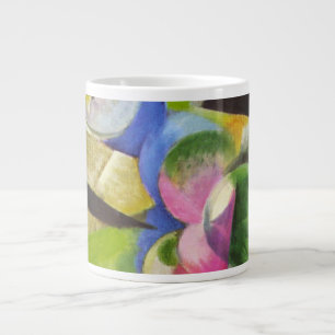 House with Träd by Franz Marc, Vintage Fine Art Jumbo Mugg