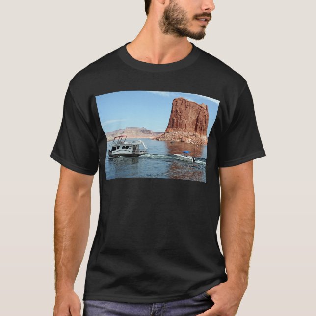 Houseboat sjö Powell, USA Tee (Framsida)