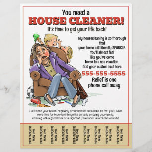 Housecleering Mor Helper Tear Lakan Flyer