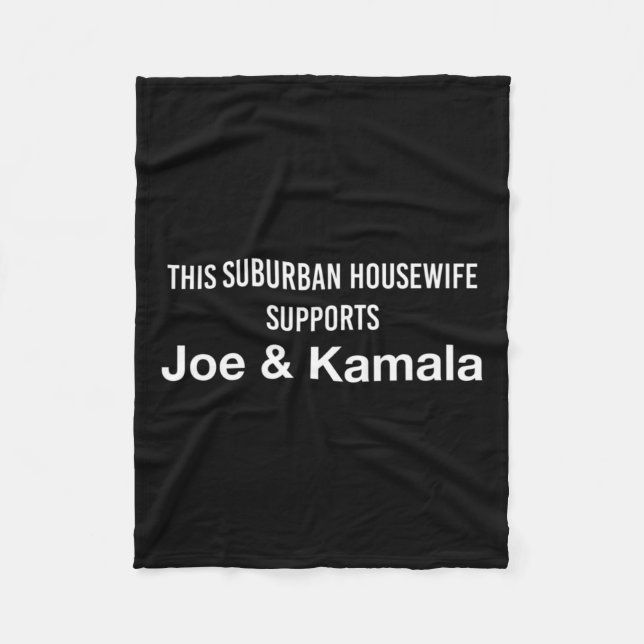 Housefru Joe Biden Kamala Harris Fleecefilt (Framsidan)