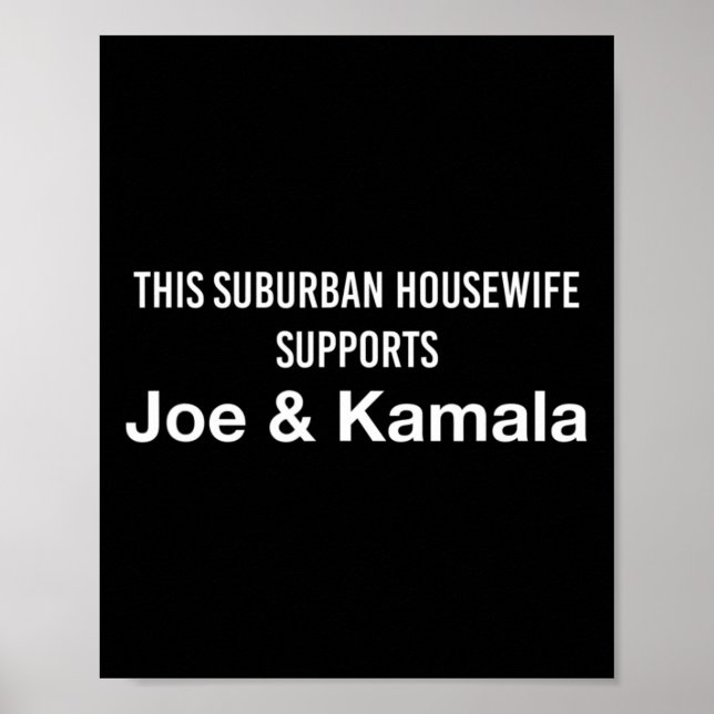 Housefru Joe Biden Kamala Harris Poster (Framsidan)