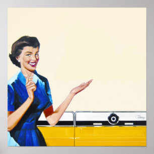 Housefru och New Washer Poster