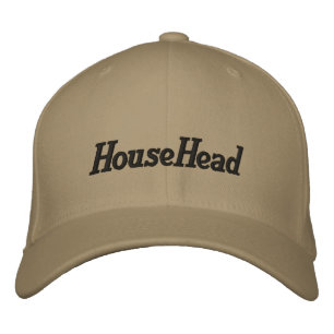 HouseHeadCap Broderad Keps