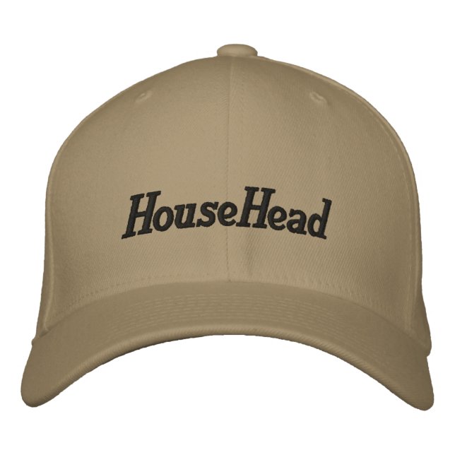 HouseHeadCap Broderad Keps (Framsida)