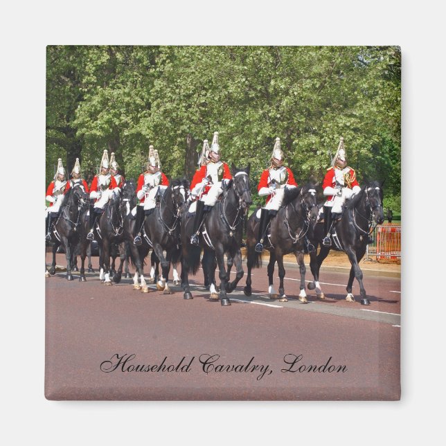 Household Cavalry London Magnet (Framsidan)