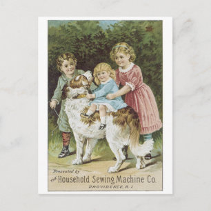 Household Sewing Maskin Co Vykort
