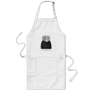 HOUSEKEEPER CAT Long Apron Långt Förkläde