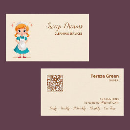 Housekeeper QR Visitkort
