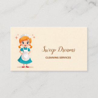 Housemaid Housekeeper Visitkort