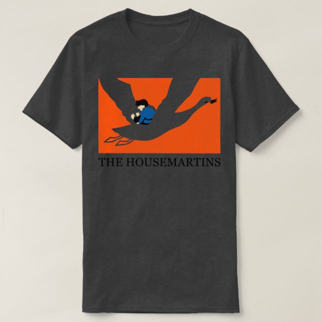 Housemartins 80-årsjubileum, formaterad estetisk d t shirt (Design framsida)
