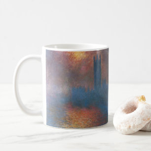 Houses of Parliament, London av Claude Monet Kaffemugg