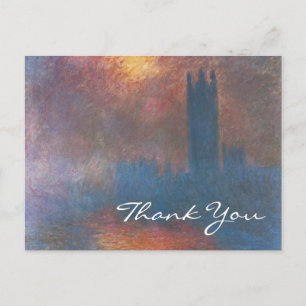 Houses of Parliament, London av Monet, Tack Vykort