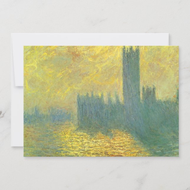 Houses of Parliament, Stormig himmel av Claude Mon (Framsida)