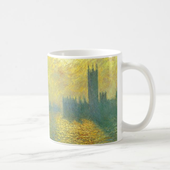 Houses of Parliament, Stormig himmel av Claude Mon Kaffemugg (Höger)