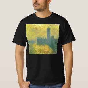 Houses of Parliament, Stormig himmel av Claude Mon T-shirt