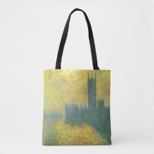 Houses of Parliament, Stormig himmel av Claude Mon Tygkasse