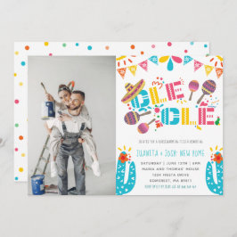 Houseuppvärmning New Home Ole Ole Fiesta Photo Inbjudningar