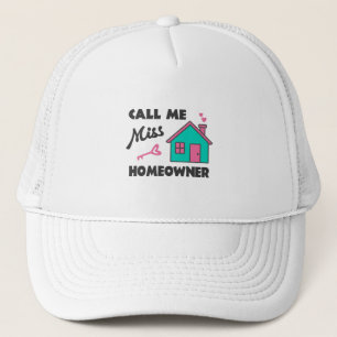 Houseuppvärmning party Ring mig miss Homeowner Keps