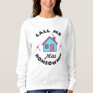 Houseuppvärmning party Ring mig miss Homeowner T Shirt