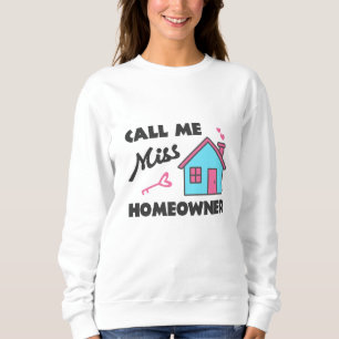 Houseuppvärmning party Ring mig miss Homeowner T Shirt
