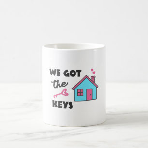 Houseuppvärmning party Vi har Nycklar Kaffemugg