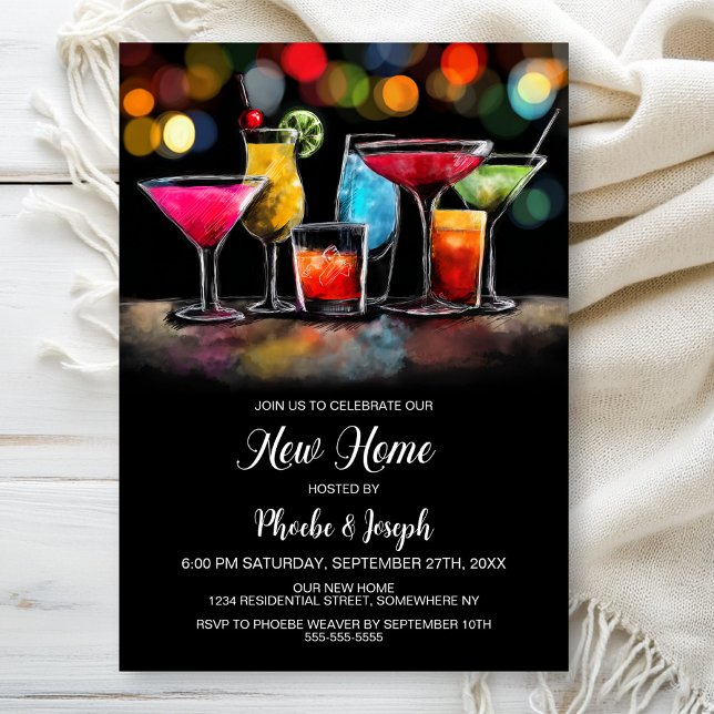 Housewarming Cocktail Party Inbjudningar (Skapare uppladdad)