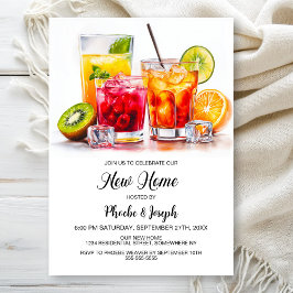 Housewarming Cocktail Party Inbjudningar