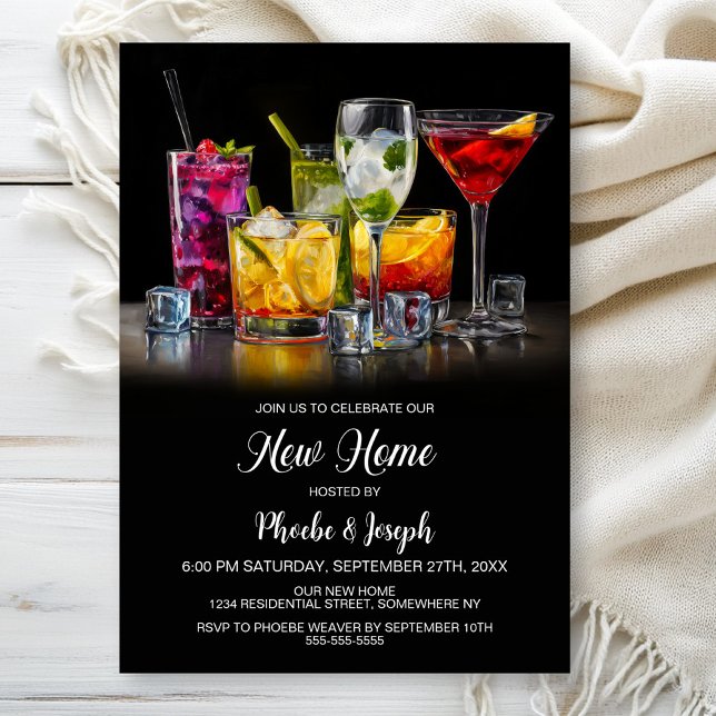 Housewarming Cocktail Party Inbjudningar (Skapare uppladdad)