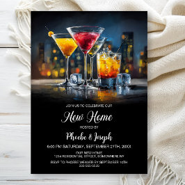 Housewarming Cocktail Party Inbjudningar