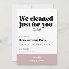 Housewarming Invitation • Funny New Home Party Inv Kort