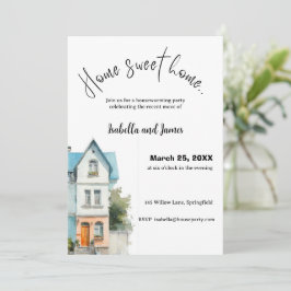 Housewarming Invitation • Home Sweet Home Inbjudningar