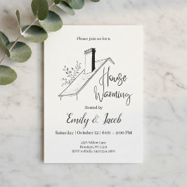 Housewarming Invitation • New Home Party Invite Inbjudningar