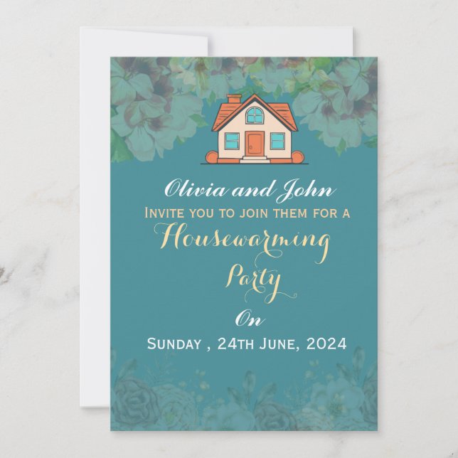 Housewarming Invitations  Inbjudningar (Framsida)
