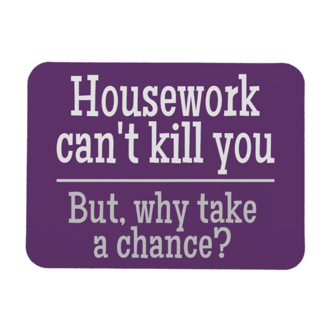 HOUSEWORK anpassningsbar färg magnet (Horisontell)