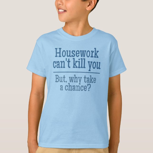 HOUSEWORK-skjortor och jacka T-shirt (Framsida)