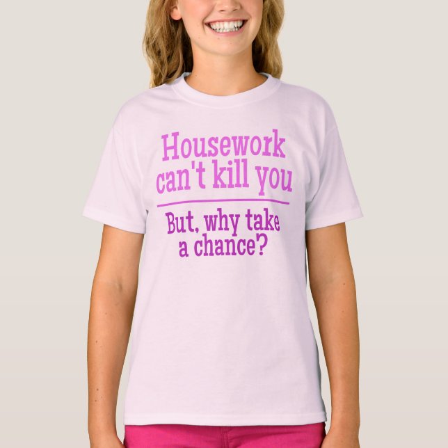 HOUSEWORK-skjortor och jacka T-shirt (Framsida)