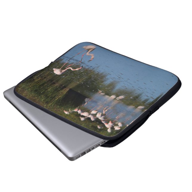 Housse d'ordinateur flamants roses laptop fodral (Framre botten)