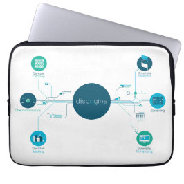 Housse Laptop  Discngine White Sleeve