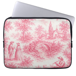 Housse ordinateur Toile de Jouy Laptop Fodral