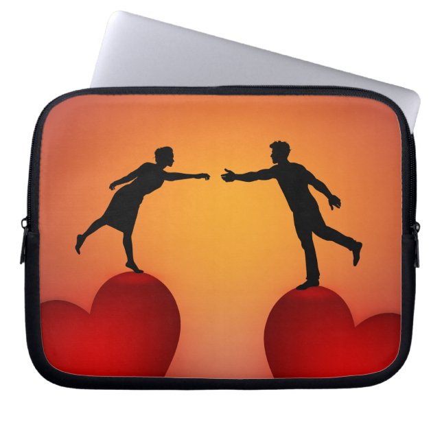 Housse Pour Ordinateur Portable Besoin d'kärlek Laptop Fodral (Framsidan)