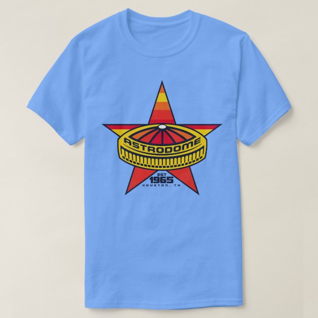 Houston Astrodome Defunct Baseball Stadium T Shirt (Design framsida)