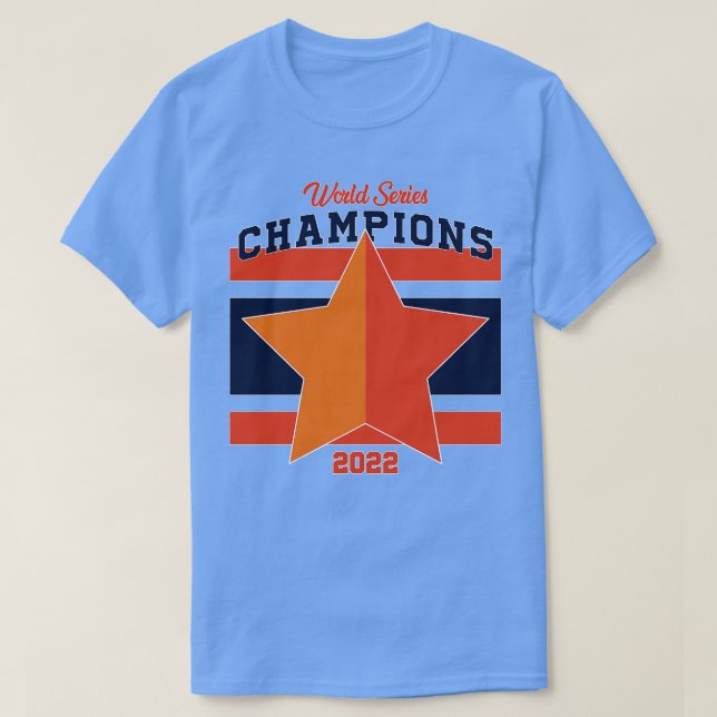 Houston Baseball 2022 World Champions T Shirt (Design framsida)
